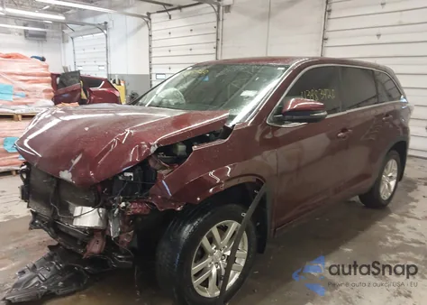 2015 Toyota Highlander Le V6 from USA, damaged, VIN 5TDBKRFH2FS122966